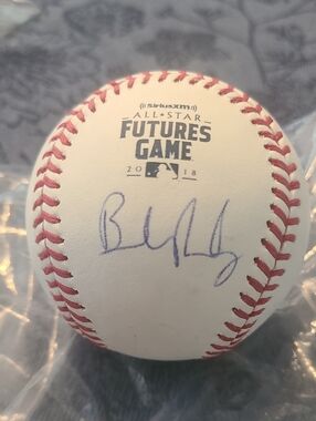 Brendan Rodgers Aurographed 2018 Futures Game Basebal with COA